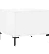 Couchtische 2 Stk. Hochglanz-Weiß 50x50x40 cm Holzwerkstoff