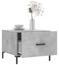 Couchtisch Betongrau 50x50x40 cm Holzwerkstoff
