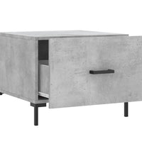 Couchtisch Betongrau 50x50x40 cm Holzwerkstoff