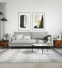 Couchtische 2 Stk. Räuchereiche 50x50x40 cm Holzwerkstoff