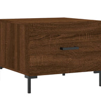Couchtisch Braun Eichen-Optik 50x50x40 cm Holzwerkstoff