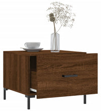 Couchtisch Braun Eichen-Optik 50x50x40 cm Holzwerkstoff