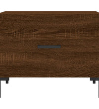 Couchtisch Braun Eichen-Optik 50x50x40 cm Holzwerkstoff