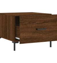 Couchtisch Braun Eichen-Optik 50x50x40 cm Holzwerkstoff