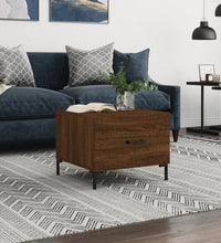 Couchtisch Braun Eichen-Optik 50x50x40 cm Holzwerkstoff