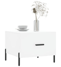 Couchtische 2 Stk. Weiß 50x50x40 cm Holzwerkstoff