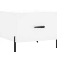 Couchtische 2 Stk. Weiß 50x50x40 cm Holzwerkstoff