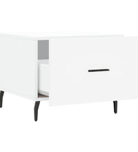 Couchtisch Weiß 50x50x40 cm Holzwerkstoff