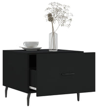 Couchtisch Schwarz 50x50x40 cm Holzwerkstoff