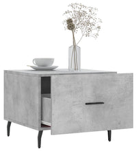 Couchtisch Betongrau 50x50x40 cm Holzwerkstoff