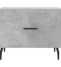 Couchtisch Betongrau 50x50x40 cm Holzwerkstoff