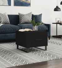 Couchtisch Schwarz 50x50x40 cm Holzwerkstoff