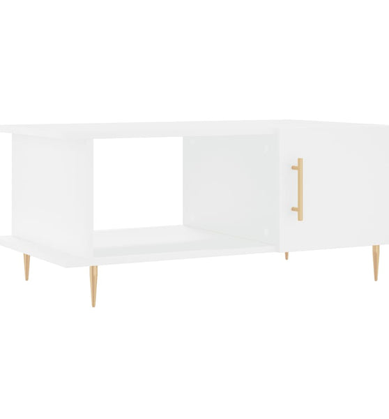 Couchtisch Weiß 90x50x40 cm Holzwerkstoff