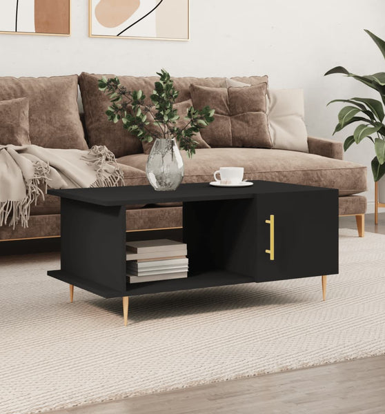 Couchtisch Schwarz 90x50x40 cm Holzwerkstoff