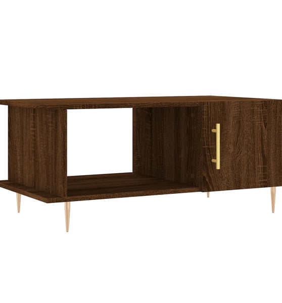 Couchtisch Braun Eichen-Optik 90x50x40 cm Holzwerkstoff