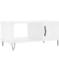 Couchtisch Hochglanz-Weiß 90x50x40 cm Holzwerkstoff