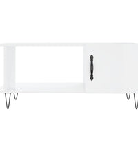 Couchtisch Hochglanz-Weiß 90x50x40 cm Holzwerkstoff