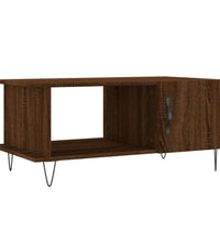 Couchtisch Braun Eichen-Optik 90x50x40 cm Holzwerkstoff