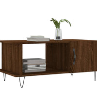 Couchtisch Braun Eichen-Optik 90x50x40 cm Holzwerkstoff