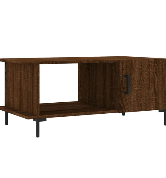 Couchtisch Braun Eichen-Optik 90x50x40 cm Holzwerkstoff