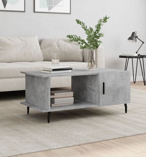 Couchtisch Betongrau 90x50x40 cm Holzwerkstoff