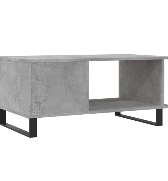 Couchtisch Betongrau 90x50x40 cm Holzwerkstoff