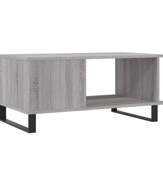 Couchtisch Grau Sonoma 90x50x40 cm Holzwerkstoff