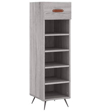 Schuhschrank Grau Sonoma 30x35x105 cm Holzwerkstoff