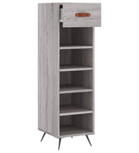 Schuhschrank Grau Sonoma 30x35x105 cm Holzwerkstoff