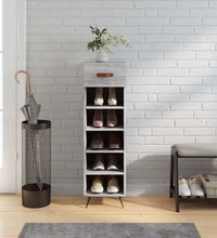 Schuhschrank Grau Sonoma 30x35x105 cm Holzwerkstoff