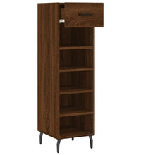 Schuhschrank Braun Eichen-Optik 30x35x105 cm Holzwerkstoff