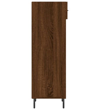 Schuhschrank Braun Eichen-Optik 30x35x105 cm Holzwerkstoff
