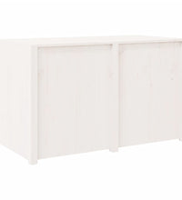 Outdoor-Küchenschrank Weiß 106x55x64 cm Massivholz Kiefer