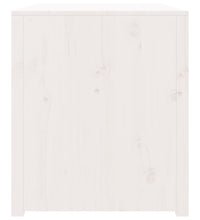 Outdoor-Küchenschrank Weiß 106x55x64 cm Massivholz Kiefer