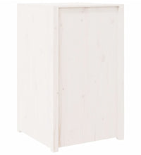 Outdoor-Küchenschrank Weiß 55x55x92 cm Massivholz Kiefer