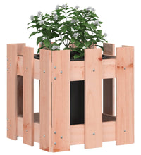 Pflanzkübel Lattenzaun-Design 30x30x30 cm Massivholz Douglasie