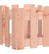 Pflanzkübel Lattenzaun-Design 30x30x30 cm Massivholz Douglasie