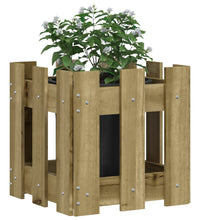 Pflanzkübel Latten-Design 30x30x30 cm Kiefernholz Imprägniert