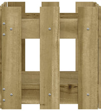 Pflanzkübel Latten-Design 30x30x30 cm Kiefernholz Imprägniert