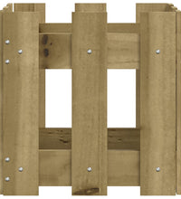 Pflanzkübel Latten-Design 30x30x30 cm Kiefernholz Imprägniert