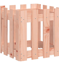Pflanzkübel Lattenzaun-Design 40x40x40 cm Massivholz Douglasie
