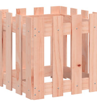 Pflanzkübel Lattenzaun-Design 40x40x40 cm Massivholz Douglasie