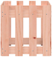 Pflanzkübel Lattenzaun-Design 40x40x40 cm Massivholz Douglasie
