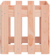 Pflanzkübel Lattenzaun-Design 40x40x40 cm Massivholz Douglasie