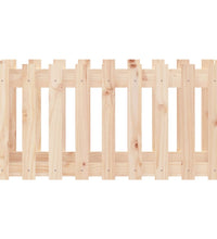 Hochbeet Lattenzaun-Design 100x50x50 cm Massivholz Kiefer