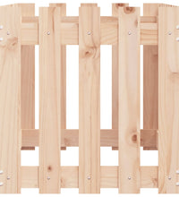 Hochbeet Lattenzaun-Design 100x50x50 cm Massivholz Kiefer