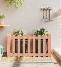 Hochbeet Lattenzaun-Design 100x50x50 cm Massivholz Douglasie