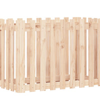 Hochbeet Lattenzaun-Design 100x50x70 cm Massivholz Kiefer