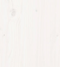 Hochbeet Lattenzaun-Design Weiß 150x50x50 cm Massivholz Kiefer