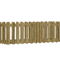 Hochbeet Lattenzaun-Design 150x50x50 cm Kiefernholz Imprägniert